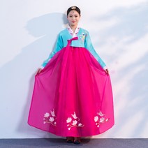 치마 혼례복 전통한복 실크 사극 개량 돌잔치 옷고름 한국무용 자수 입시