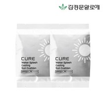 [김정문알로에] 큐어 쿨링 선쿠션 시즌2 리필 25g 2개
