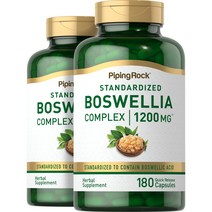 PipingRock 보스웰리아 Boswellia Complex 1200mg 120정 X 2개, 단품