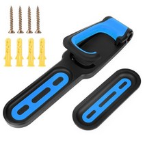 자전거 홀더 벽 마운트 자전거 보관 랙 anti-scratch vertical Bicycle hanger stand 실내 차고 블랙 화이트, 블랙 블루