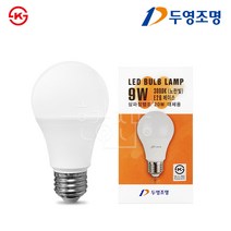 두영조명 LED 전구 9W, 전구색, 1개