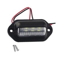 캠핑카 계단 트레일러 카라반 계단 스텝led 라이센스 번호판 조명 미등 카고 밴 296, 1 led 2 나사