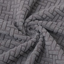 의자 커버 인테리어 리폼 싸게 빛나는 벨벳 식당 탄성 슬립 자카드 주방용 피스, type2  grey+2pcs