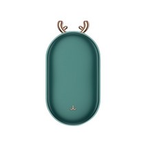 USB 히터 휴대용 알루미늄 합금 히터 포켓 히터 겨울에 내구성과 야외 usb 온풍기, 초록, 10000ma
