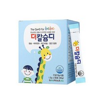 지엠팜 더칼슘디 60포 어린이칼슘 마그네슘 비타민D, 2통