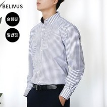 [빌리버스] 남자셔츠 BSV041 남성체크셔츠 체크남방