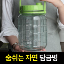 담금주병 과일 매실 수제 과일청 유리 효소병 10L 18L, 02. 숨쉬는 효소병 12L(색상랜덤)