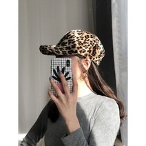 [끌림샵] 벨벳 레오파드 호피 볼캡(2color)