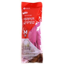 롯데 이라이프 부드러운 고무장갑(중), 수량