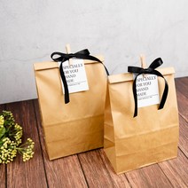 디자인랩 벌크 크라프트 종이봉투 선물 포장 대, 1개