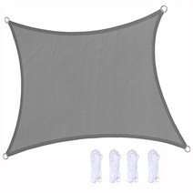 방수 썬쉐이드 그늘막 쉐이드 UV차단 카페 가제보 그레이 옥스포드 2x2m 2x4m 3x4m 3x6m, 6x8m