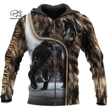 밀리터리 plstar 코스모스 사냥 늑대 사냥꾼 문신 상징 streetwear 하라주쿠 newfashion 3dprint 후드스웨터지퍼재킷 s-2