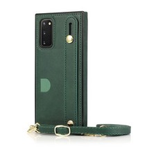 갤럭시노트10 5G 핑거 스트랩 가죽 케이스 P586, 상세설명 참조