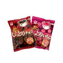 일본 리스카 싯토리 초코 딸기 과자 스낵 2봉 2종택, 딸기 2봉