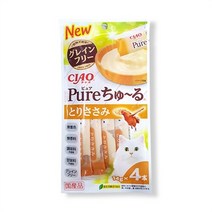 브랜드없음 치아자극X 냥이용 닭가슴살 순수 츄르4p 2개 습식간식, 기본, 선택완료