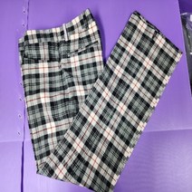 [기타] 해외배송 2~3주 이안폴터디자인 골프바지 부츠컷 통넓은 팬츠 29인치 체크 울