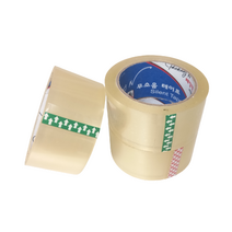 무소음 박스 테이프 50mm x 50m 중 포장 OPP 투명 접착 포장용 실내용 저소음 조용한 고요한 포장테이프, 10개(50m), 10개