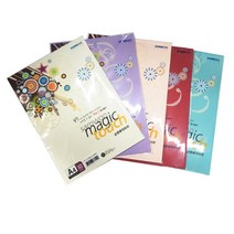 삼원 매직터치 머메이드 칼라용지 A4용지 180g 10매입 엠보색지 칼라수입지 아트지, M25 연두색