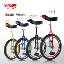 알루미늄 합금 원 바퀴 손수레 균형 자전거 자전거 어린이 성인 곡예-96436, 단일옵션, 07. 18 인치 파란색 + 브래킷