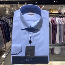 [예작] 예작남성 정장셔츠 솔리드 블루 트윌솔리드 긴팔셔츠 (YJ2FBS153BL)