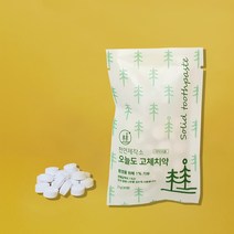 루미 고체 치약 친환경 캠핑 휴대용 30정, 1개