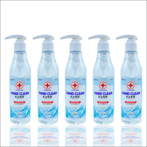경남제약 핸드클린 손소독제 300ml 5개 / 향균 99.9% 펌프형 식약처 허가, 단품