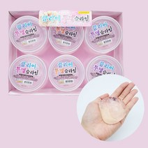 2000 클리어 투명슬라임 6개입 1박스