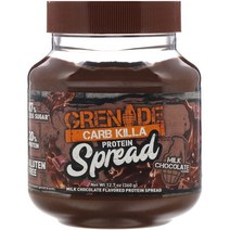 Grenade 크램 킬라 단백질 스프리드 밀키 초코릿 12.7 oz (360 g)