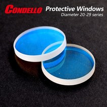 Condello 레이저 보호 렌즈 D20-D29 실리카 창 Precitec Raytools WSX 섬유 절단 용접 기계 헤드, 09 25.4륜구동mm