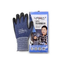 NITEX 나이텍스 핏터치 프리미엄터치 2중구조 NBR장갑 자연인장갑 M / L 사이즈, 사이즈L