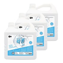 락퐁 욕실세정제 코튼향, 4L, 3개