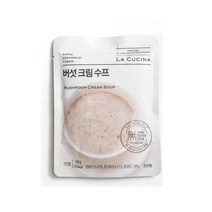 올가 식사대용 라쿠치나 버섯 크림 수프 (160g) 아침 야식 환자식 부모님식사 혼밥 간단요리 다이어트, 5개