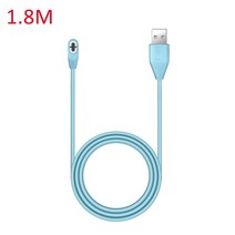 After Shokz aeroplex AS800 헤드폰 마그네틱 충전 케이블 USB 충전기 골전도 헤드폰 충전 케이블 1M 1.8M, CHINA_Blue 1.8m