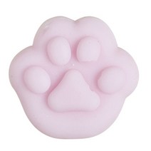 말랑이 슬라임 반짝이 포도송이 곰 완두콩 복숭아 고양이 쌍 계란 찐득볼 2021 85, 고양이 발