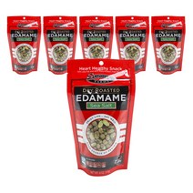 씨포인트팜스 드라이 로스티드 에다마메 씨 솔트, 113g, 6개