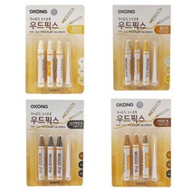사자야 마루 장판 목재 가구 보수 오공 크레용 우드스틱 우드픽스, 4가장어두운색+사자야캔디