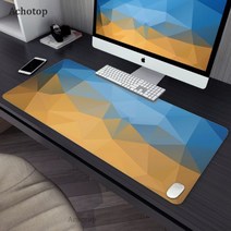 다크 그레이 게이밍 마우스 패드 90x40cm 대형 컴퓨터 Mousepad 속도 오버록 자리 멋진 만화 XXL 키보드 데스크 게이머 매트, 6_400x700x2mm