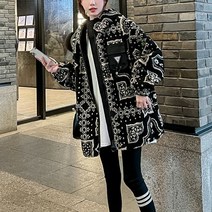 리타 후리스 패딩코트