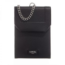 [정품] LANCEL 란셀 니논 데 아이폰 파우치 블랙 핸드폰가방 랩가방 미니체인백 마이크로백