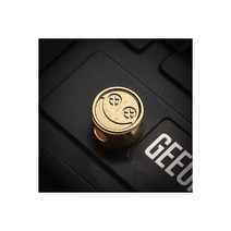 초전도성 지르코늄 다마스커스 파라코드 비즈 EDC 핑거팁 스피너 DIY 액세서리, Brass Damascus