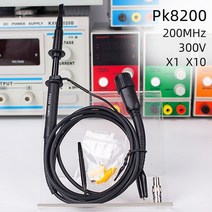 오실로스코프 용 100MZH 300MHZ 500MHZ 프로브 Dso138 악어 클립이있는 Fnirsi 1013d 감쇠기 1X 10X X100, 05 PK8200 1pcs