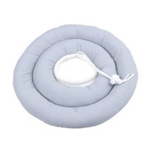 아르르 UFO 넥카라 네이비 선택할 수 있는 6가지 스타일, L;35cm, 스타일 5 회색 파란색