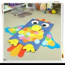 종이공작 잼있는 손인형만들기 개구쟁이앵무새.탑키드