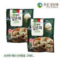 [푸른강산애] 해태얇은피고기만두(320g+320g) 1세트기획, 2팩, 320g