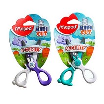 마패드 키디컷 어린이 안전가위, 혼합색상, 4개