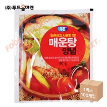 푸드올마켓_ 푸른식품 매운탕양념 한박스 (60g*100ea)