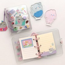 핑크풋 70 쪼꼬미 친구들 코딱지 3공 다이어리, 단품
