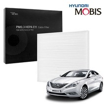 차량용 에어컨필터 YF쏘나타 현대모비스 PM0.3 헤파, 75, 1개