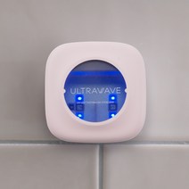[엠텍] UVC LED 2인용 벽걸이 무선 칫솔살균기 면도기살균거치대 당일발송, TS22_핑크, 울트라웨이브_TS22_핑크