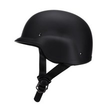 AMZ 전기스쿠터 RX7X AGV 오픈페이스 레트로버 덱스톤500TX SOL 할리 비틀 SST헬멧 라이딩 오토바이용품매장 복고풍, 매트 블랙